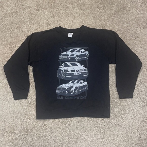 Delta Other - Mercedes Benz SLK Generations Crewneck Sweatshirt Mens Size Large